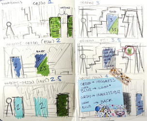 first planning of the rooms