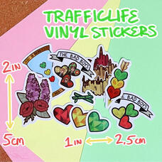 "Life" series designs above (and more) as stickers