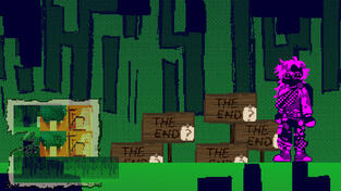 the "?" only appears when you are past the sign. is it really the end?