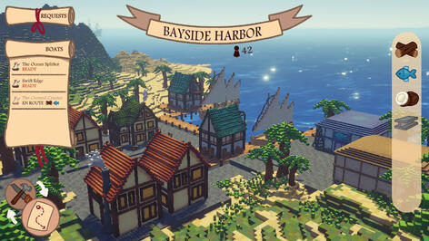 full screenshot of the UI and "game" itself