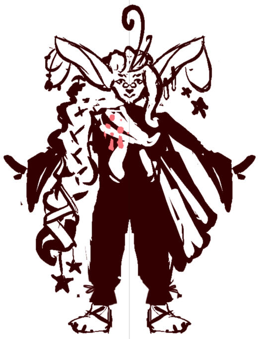 an assistant's vision after i explained the character idea i had.