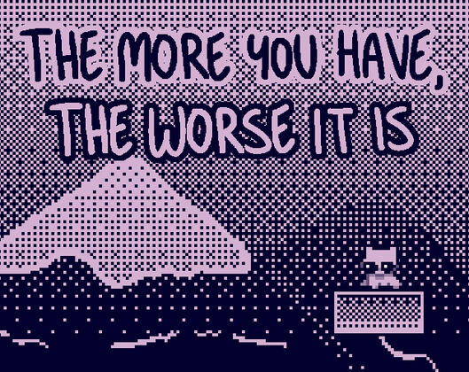 the coins the player collects do not disappear and instead cover the screen, making it harder to continue.