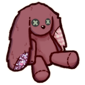 plushie v.2, after we got feedback that it looked sad