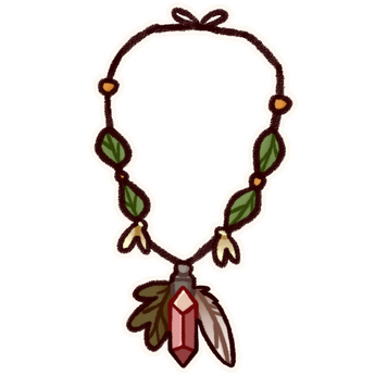 handmade (paw-made?) necklace