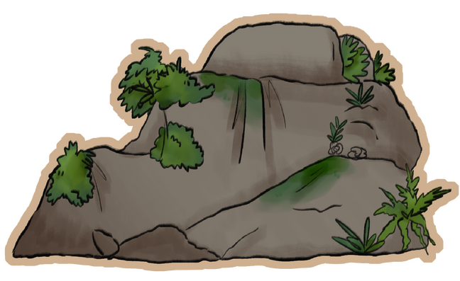 act i: mountain where the witches met; inspired by a real set