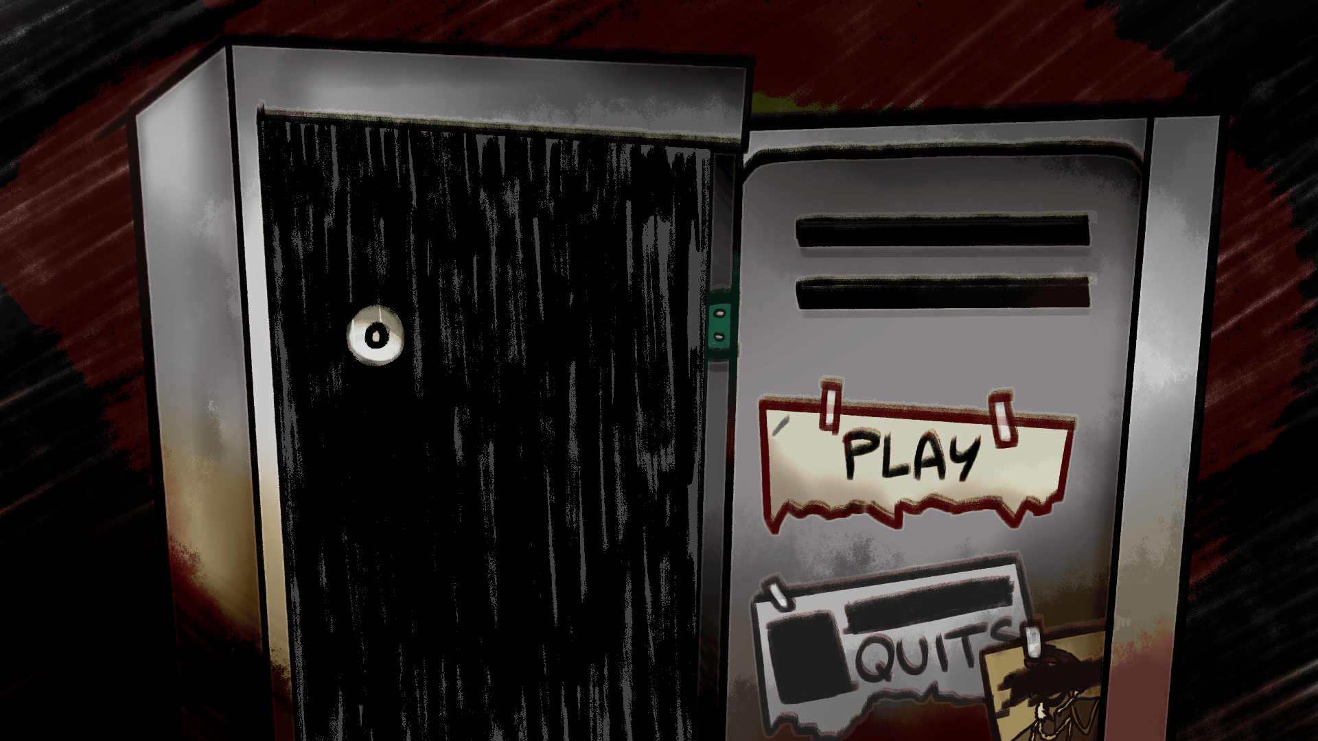 game was untitled at the time. cool experiment with contrast and "applying" the 3D shader effect we used to a 2D piece.